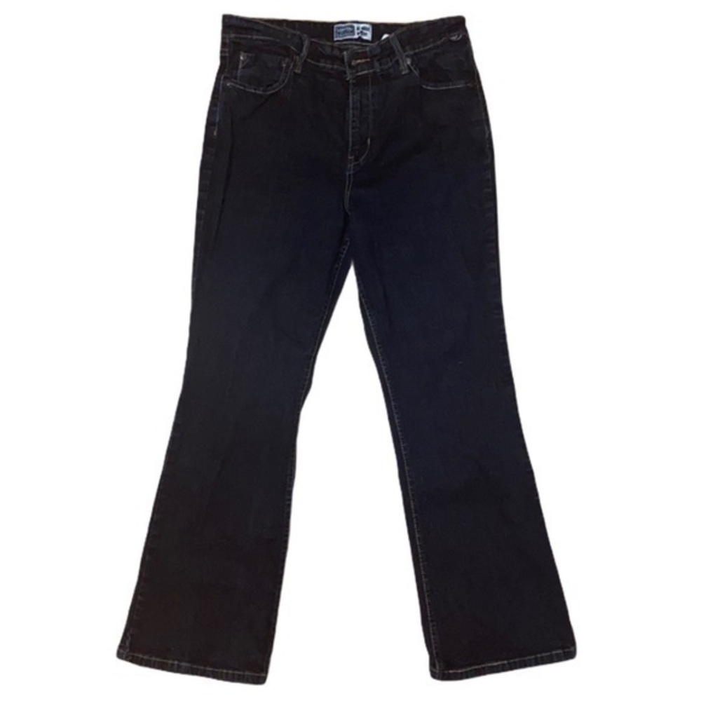 Levi’s At Waist Bootcut Jeans size 12 Short dark blue